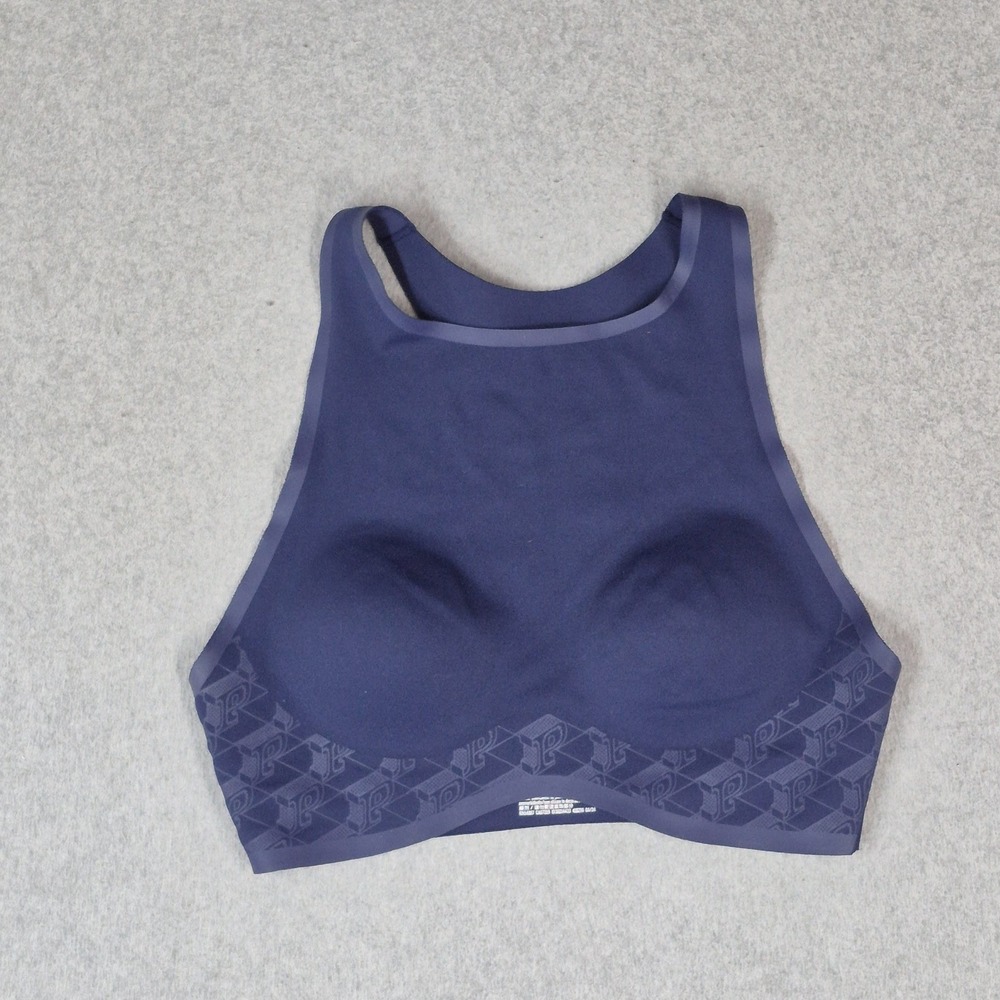 PINK Victoria's Secret Women Sports Bra Medium Navy Lightly Lined Wireless
